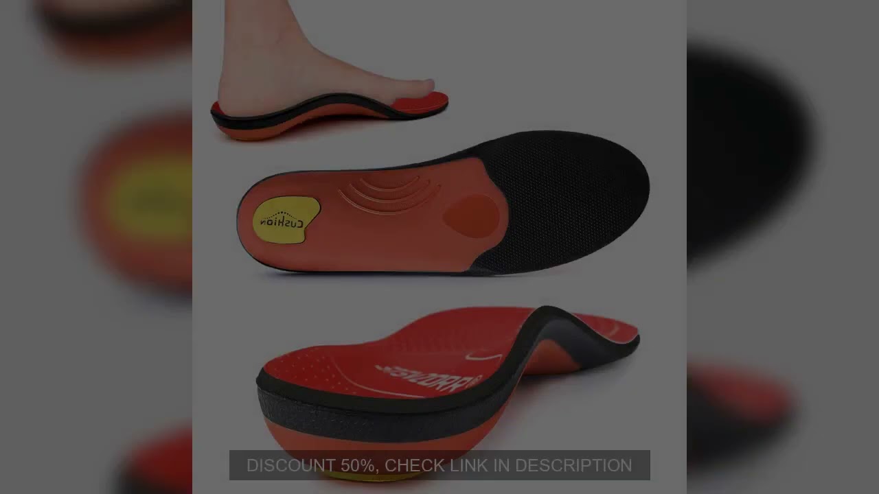 Plantar Fasciitis Orthopedic Sport Insole Men Women Sneaker Flat Feet High Arch Support Orthotic Ins