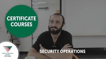 Certificate Courses | Henrique: Cert II Security Operations