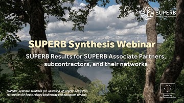 SUPERB Synthesis Webinar - SUPERB Results for Associate Partners, subcontractors & their networks