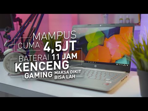 Laptop Paling Murah dengan 512GB SSD dan Backlit Keyboard: Review HP 14s-CF1051TU Celeron 4205U. 