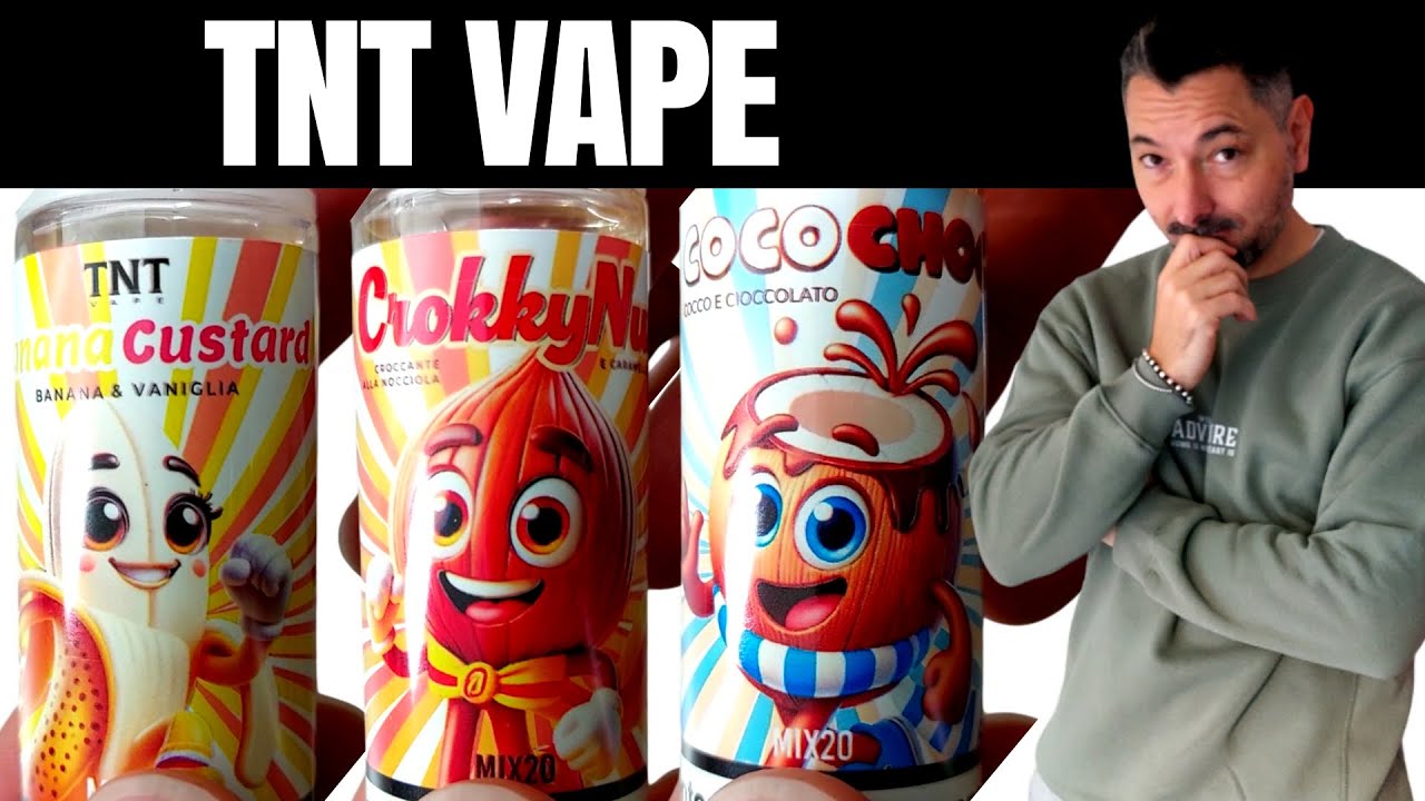 TNT VAPE e i suoi nuovi 3 Liquidi Cremosi 😊