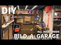 DIY ホムセン材料だけでガレージを建てる！日曜大工でレストア小屋つくり　Building a maintenance shed.