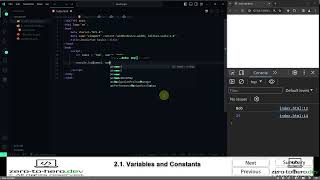 part 10 JS 2 1 Variables and Constants