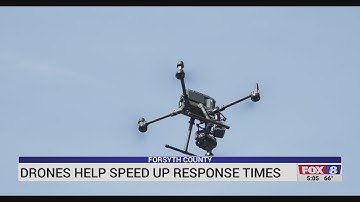 Drones help speed up time for first responders in Forsyth County