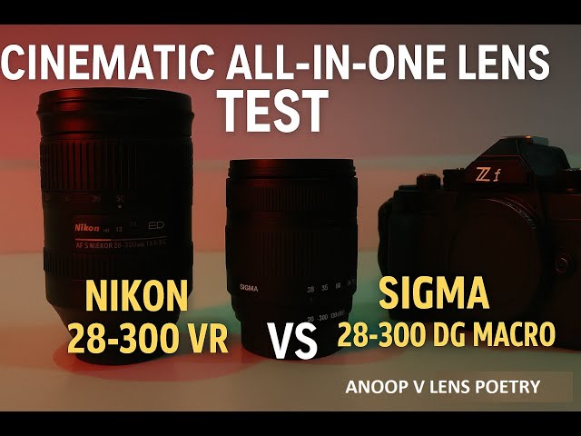 All-in-One Lens Showdown on Nikon Zf | Nikon 28-300 VR vs Sigma 28
