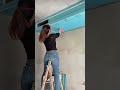 Female Carpenter Builds a Ceiling #woodworking #usashorts