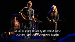 Bruce Sprintgsteen & Patti Scialfa - Mansion on the hill - lyrics & Sub ITA chords