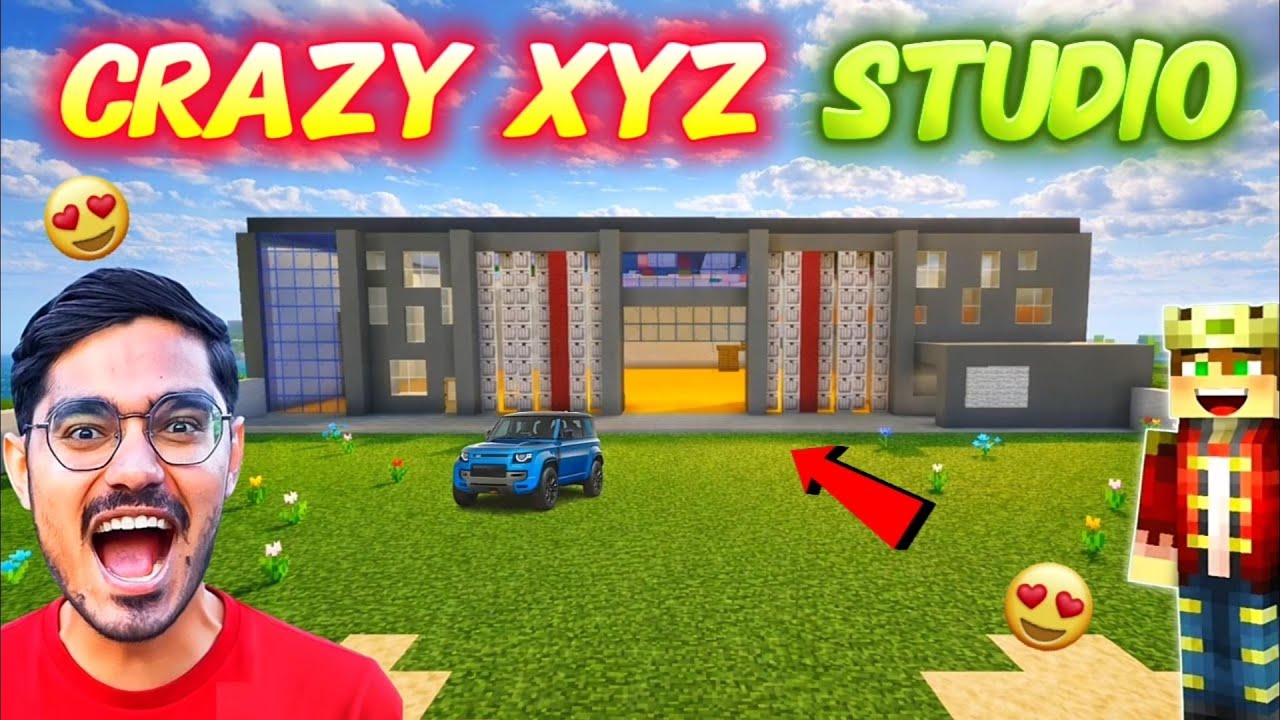 CRAZY XYZ New Studio in MINECRAFT 🔥