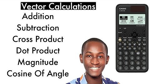Vectors: Solve Faster Using Casio Fx-991 Cw (New Method!)