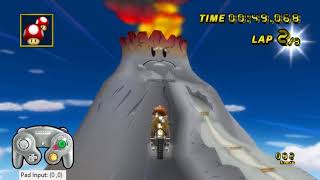 [MKW TAS] GCN DK Mountain(Glitch) - 1:53.815