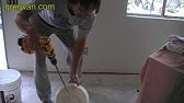 Fix hole in drywall 2 (Mixing and applying mud) - YouTube