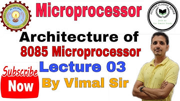Architecture of 8085 microprocessor || Lecture 03 #aktu #microprocessor #architecture #8085