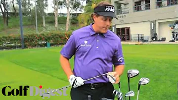 ¿Qué lleva Phil Mickelson en su bolsa?