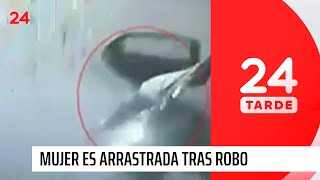 Madre es arrastrada una cuadra mientras intentaba sacar a su hijo tras robo de su auto | 24 Horas