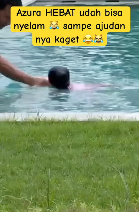 AZURA DIVING 😂😹 #ameena #azura #attahalilintar #aurelhermansyah #krisdayanti