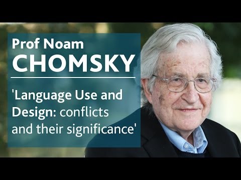 언어 사용과 디자인 : 갈등과 그 중요성 | Noam Chomsky 교수