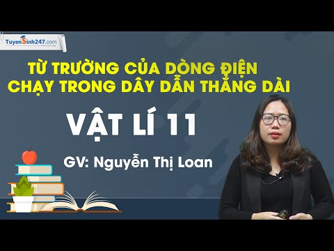 Video: Hình thức của đường sức từ xung quanh một dây dẫn thẳng mang dòng điện là gì?