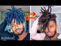 From Blue Dreads Back to Black Dreadlocks | step by step tutorial