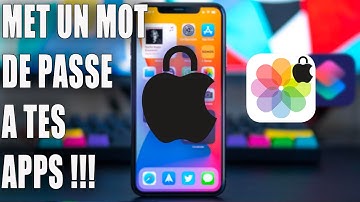 (ios 17)comment mettre un mot de passe sur une application