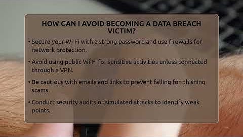 How Can I Avoid Becoming A Data Breach Victim? - Talking Tech Trends