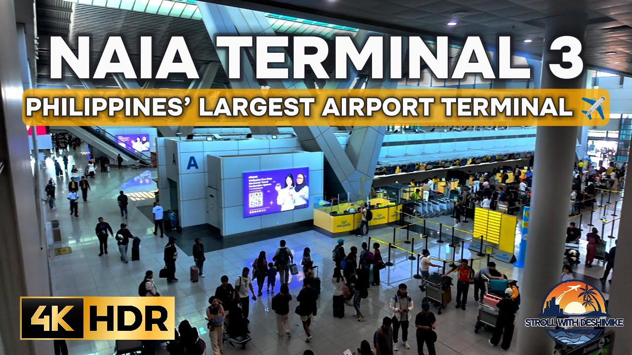 Exploring NAIA Terminal 3 ✈️ | Philippines’ Busiest Airport