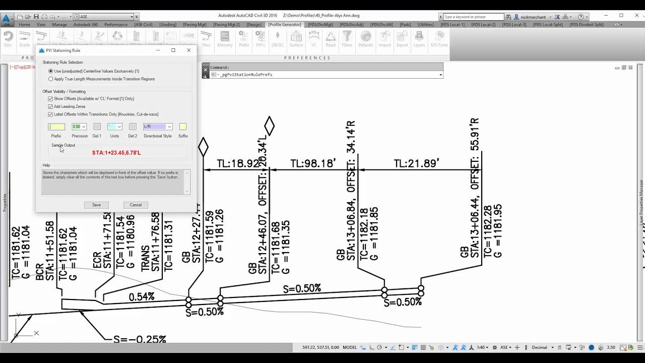 PVI's: Fitting Offset Labels - YouTube