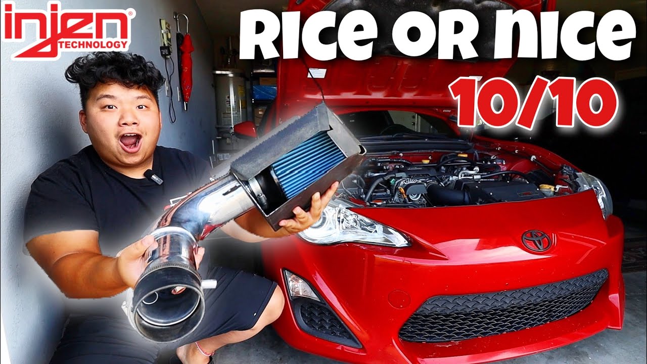 Installing Injen Cold Air Intake On FRS (Best intake) YouTube