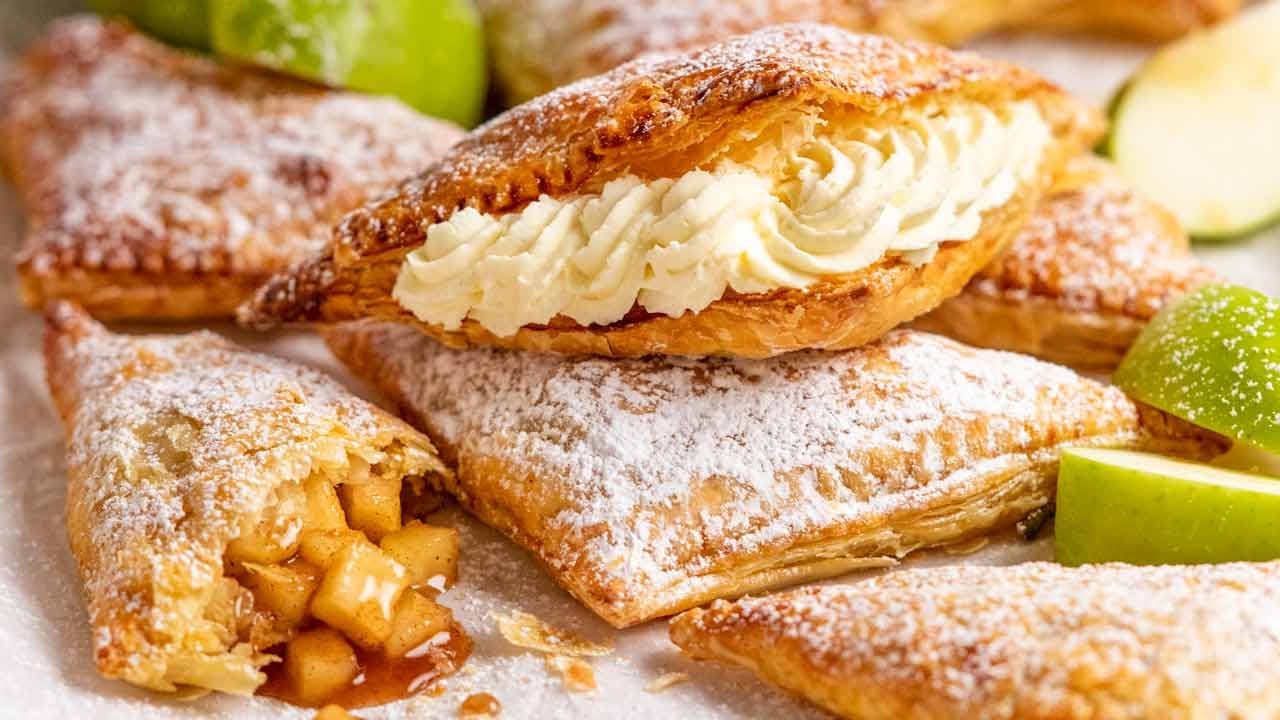 Puff Pastry Apple Turnovers - The Toasty Kitchen