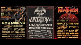 Mayhem Fest 2024 line-up released, Bad Omens/Parkway Drive/Architects/Jinjer/Kittie and more!