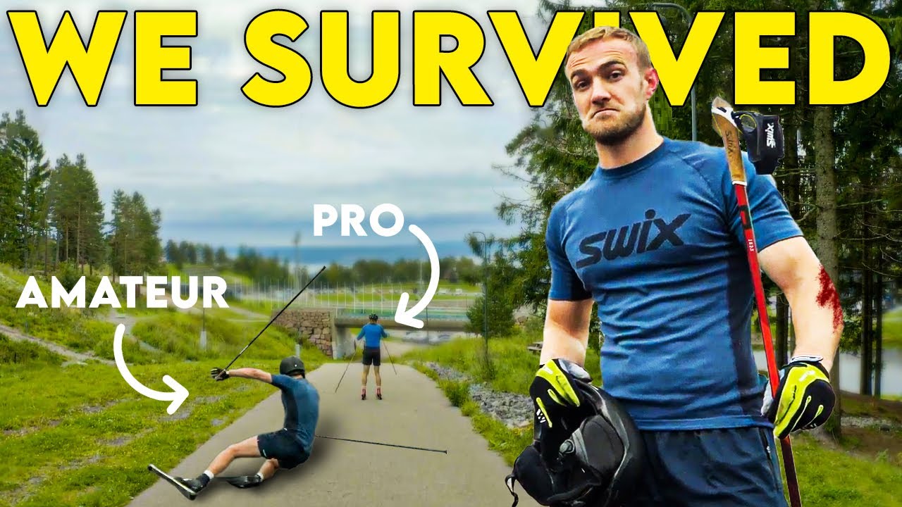 Мы попробовали кататься на роликовых лыжах с профессионалом — опасный вид спорта в Норвегии