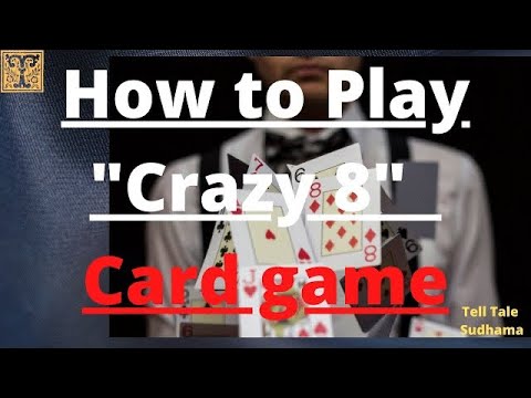 How to Play Crazy eight | Family Card game | in Tamil (தமிழ்) | time pass |UNO|