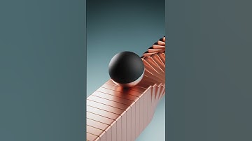 Blender 3D Modeling | Marble Rolling Loop #loop #3dmodeling #asmr