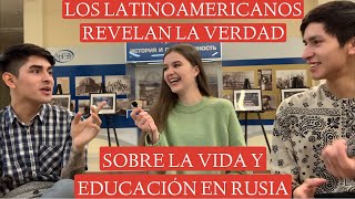 UNA RUSA entrevista a dos LATINOAMERICANOS