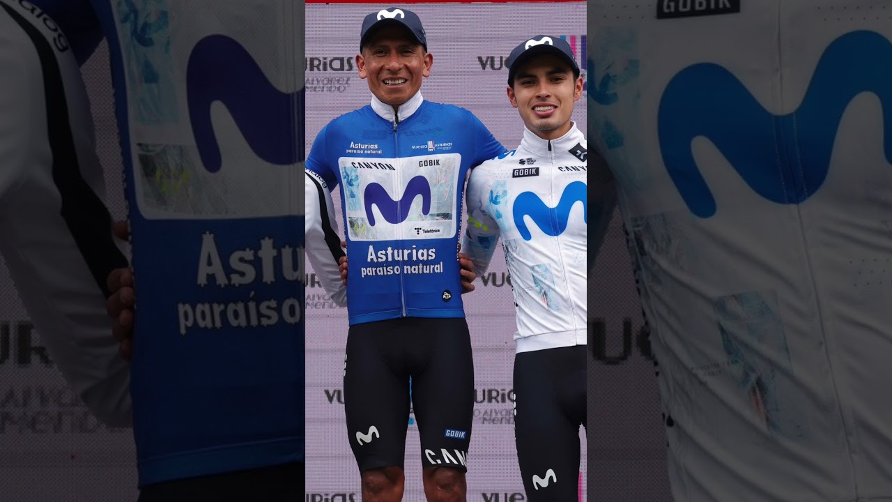 #Nairo habla y agradece a Diego Pescador 🇨🇴 tras su triunfo en Asturias 🇪🇸