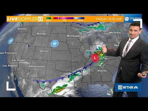 Rain at times Friday, then smoky, cool sunshine this weekend - YouTube