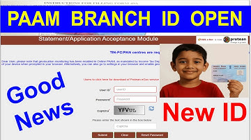 Good News Nsdl Paam Branch ID open | Protean Login Manager ID Kaise Le Full Process in Hindi