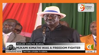 Raila Odinga: There are two types of violence, oppressive violence and aggressive violence