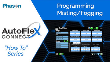 How to Set Up Misting & Fogging Mode | Phason Controls AutoFlex Connect Evaporative Cooling Tutorial