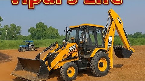 Jcb 3dx Loading Mud with Swaraj 742 XT & Swaraj 735 Fe tractor |