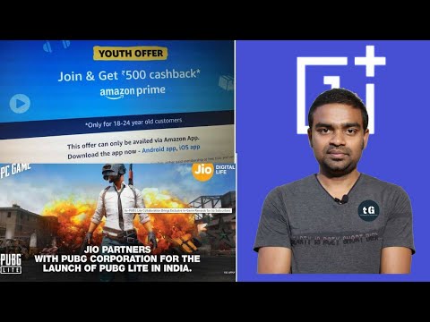 Jio- Pubg Lite , Amazon Prime Rs.500 Only, OnePlus TV, Tech Prime #241 tech news articles