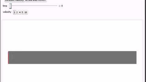 Ticker Tape Moving at Constant or Accelerated Velocity
