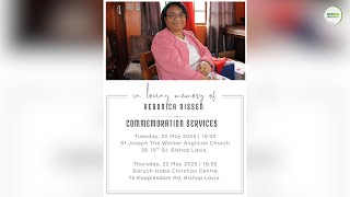 Commemoration Service of late Veronica Nissen