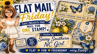 Flat Mail Friday #1 | Happy Mail That Ships With ONE Stamp! // NEW Open Collaboration