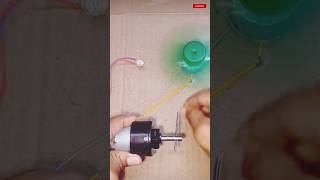 LED Light and Dc Motor Fan Powered by Gear Motor.#shorts#dcmotor