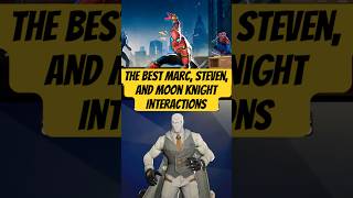 Steven x Marc x Moon Knight Interactions In #marvelrivals Ft. Captain America, Magik, Spider-man