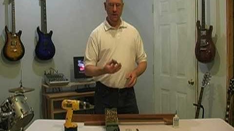 How to install side markers on a guitar neck