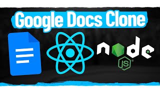 How To Build A Google Docs Clone With React, Socket.io, and MongoDB