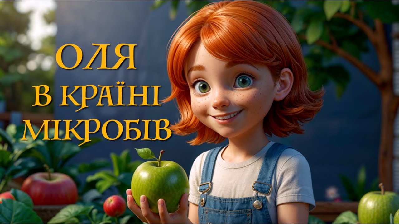 ОЛЯ В КРАЇНІ МІКРОБІВ / казка для дітей, які не люблять мити руки