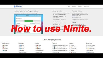 How to Use Ninite.
