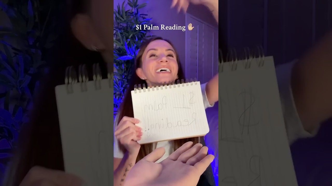 $1 Palm Reading 🙌🏼 #asmr